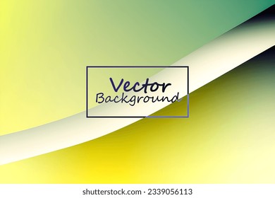 Vector art abstract of green and white colors tone. Background wallpaper of line and curve.