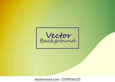 Vector art abstract of green and white colors tone. Background wallpaper of line and curve.