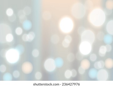 Vector art. Abstract light. Merry Christmas and Happy New Year. Illustration of soft colored unfocused background. Web and mobile interface template. Pastel colors blue aquamarine pink beige. Metallic