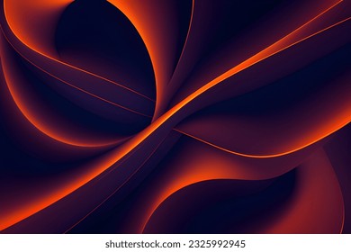 Vector art abstract of mixed orange colors tone. Background landscape and line colors. Set of cards and posters. SSTKabstract