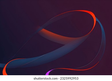 Abstraktes Kunstmuster mit gemischten orangefarbenen Farbtönen. Hintergrundlandschaft und Linienfarben. Satz Karten und Poster.