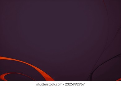Abstraktes Kunstmuster mit gemischten orangefarbenen Farbtönen. Hintergrundlandschaft und Linienfarben. Satz Karten und Poster.