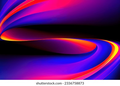Vector art abstract of mixed orange colors tone. Background landscape and line colors.