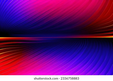 Patrón de arte abstracto de tonos anaranjados mixtos. El paisaje de fondo y los colores de línea.