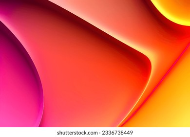 Vector art abstract of orange pink colors tone. Background wallpaper and line colors.