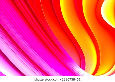 Abstraktes Kunstmuster in orangefarbenem Rosa. Hintergrundhintergründe Tapete und Linienfarben.