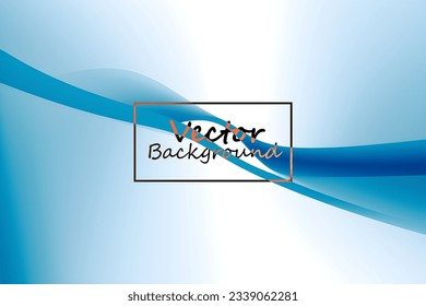 Vector art abstract of silver and blue colors tone. Background wallpaper of line and curve.