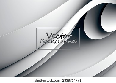 Vector art abstract of silver and gray colors tone. Background wallpaper of line and curve. SSTKabstract.
