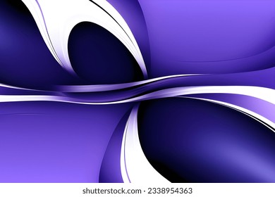 Arte vectorial abstracto de tonos blanco y violeta y naranja. Fondo de pantalla de fondo de línea y curva.