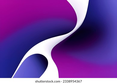 Vector art abstract of white and purple and orange colors tone. Background wallpaper of line and curve.