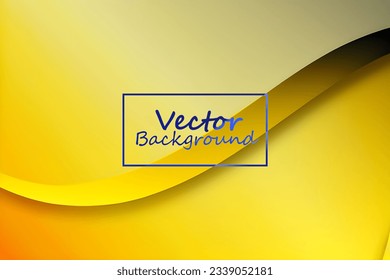 Vektorkunst Abstrakt von gelben Mix-Farben Ton. Hintergrund-Bildschirmhintergrund für Linie und Kurve.