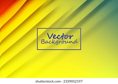 Vector art abstract of yellow mix colors tone. Background wallpaper of line and curve.