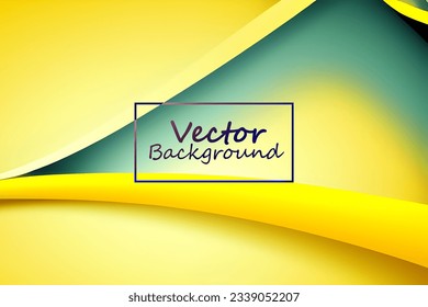 Vector art abstract of yellow mix colors tone. Background wallpaper of line and curve.