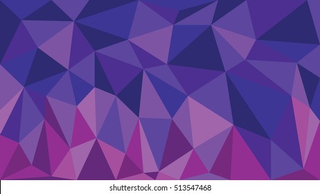 Vector art background with blue, pink and purple geometric triangles 
