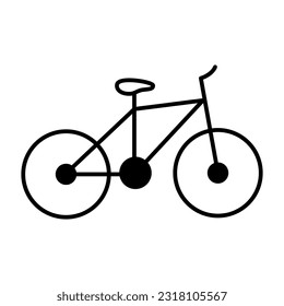Vector art of bicycle, icon and graphic design