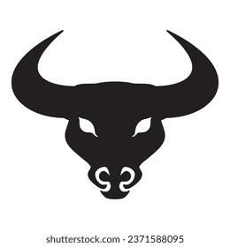 Vector Art of Bull Head Logo