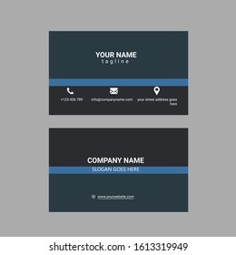 Vector art Business Card design, Three color combination, Illustration