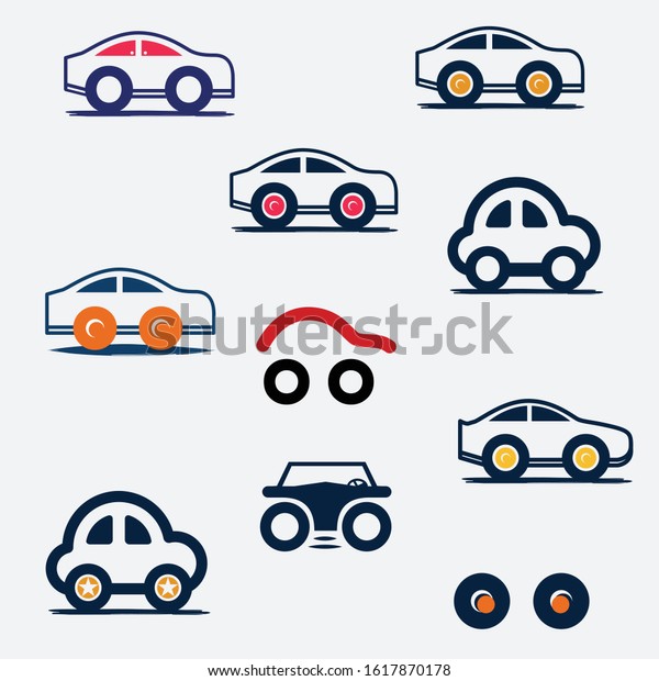 vector art car\
style icon clip art vector\
logo
