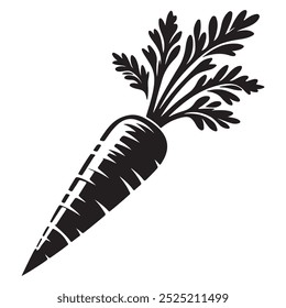 Arte vectorial de ilustración de zanahoria