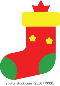  a vector art Christmas stocking