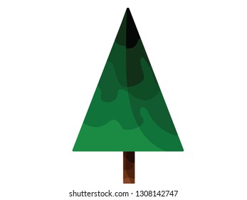 vector art of a Christmas tree.