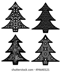 Vector Art of Christmas Tree