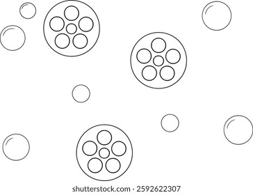 vector art colouring page, black and white