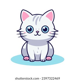 Arte vectorial de una ilustración de dibujos animados planos de una cúpula sentada al gato. ilustración de un icono vectorial de dibujos animados para sentarse en un gato lindo. concepto de icono de naturaleza animal

Lenguaje de palabras clave: Inglés