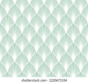 Vector Art Deco Pattern. Seamless Abstract Background. Geometric Vintage Style Texture.