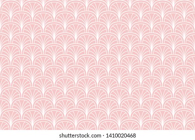 Vector Art Deco Pattern. Seamless Abstract Background. Geometric Vintage Style Texture.
