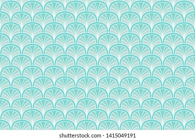 Vector Art Deco Pattern. Seamless Abstract Background. Geometric Vintage Style Texture.
