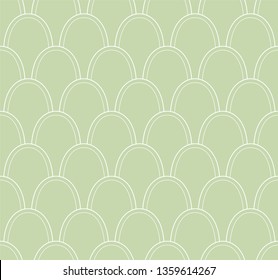 Vector Art Deco Style Seamless Pattern. Abstract Ornament Background.