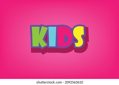 3,568 Word Effect Kids Images, Stock Photos & Vectors | Shutterstock