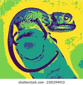 vector art design for the smallest reptile