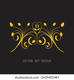 Vector art design template on download