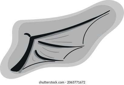 Vector art of dragondemon wing