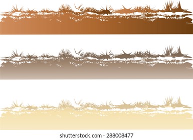 Vector art drawing beautiful grass line background
