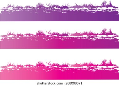Vector art drawing beautiful grass line background