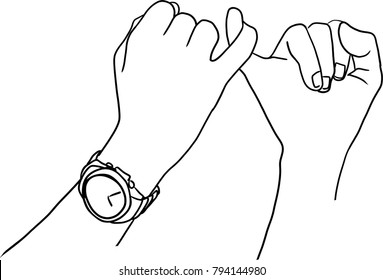 Fingers Drawing Promise  Promise Aesthetic Drawings HD Png Download   Transparent Png Image  PNGitem