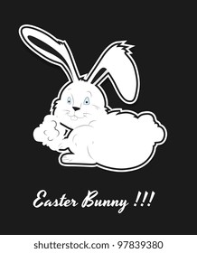 Vector Art of Easter Bunny