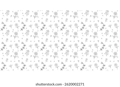 vector art flower pattern design
