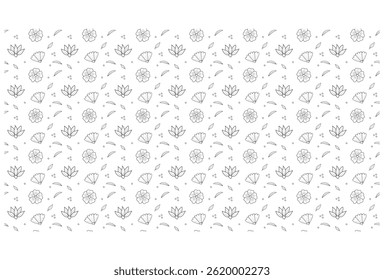 vector art flower pattern design
