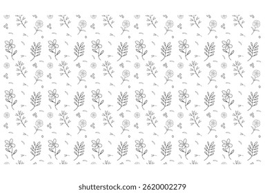 vector art flower pattern design
