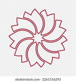 It is vector art and flowers elements design