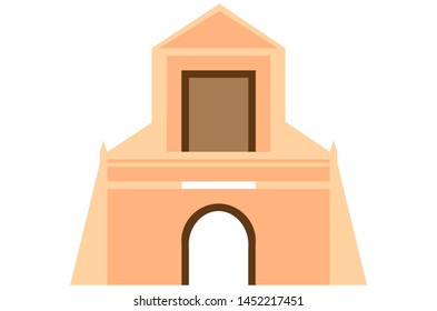 vector art of fort santiago of Philippines