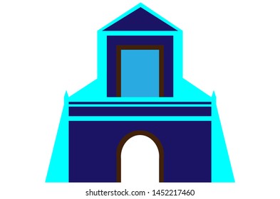 vector art of fort santiago of Philippines