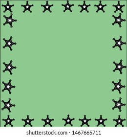 Vector art frame, beautiful color