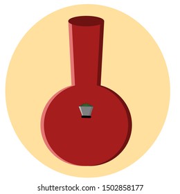 Vector art of a freshly packed water pipe. All pieces are grouped and labeled, so any changes you’d like to make should be easy. 