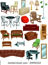 Vector Art of Furniture