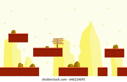 Vector art game background style